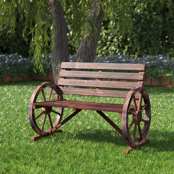 wagon wheel garden chair